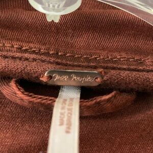 Free People Rich Brown Top